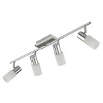 Rglette 4 spots led briloner g9 x3, 5w / 320lm chrome