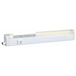 R�glette led - avec interrupteur - luminaire salle de bain - longueur 550 mm - halolite aric