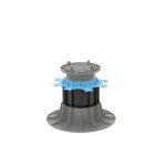 Réhausse de plot 60mm pour dalle et lambourde jouplast carton de 60 plots Réhausse de plot 60mm pour dalle et lambourde jouplast carton de 60 plots
