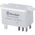 Relais enfichable finder 66. 82. 8. 230. 0000 230 v / ac 30 a 2 inverseurs (rt) 1 pc(s)