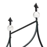 Relaxdays arche a rosiers tuteur vert support jardin décoration avec pointe métal 2, 4 m Relaxdays arche a rosiers tuteur vert support jardin décoration avec pointe métal 2, 4 m