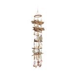 Relaxdays carillon a coquillages attrape - r�ves mobiles coquillages guirlande d�coration