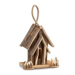 Relaxdays nichoir a oiseaux décoration maison a oiseaux en bois a suspendre fait main Relaxdays nichoir a oiseaux décoration maison a oiseaux en bois a suspendre fait main