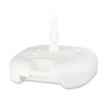 Relaxdays pied de parasol support parasol plastique dalle pour bton 25 - 32 mm socle