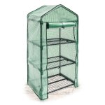Relaxdays serre de jardin etag�re de jardin avec b�che amovible balcon terrasse tente