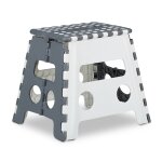 Relaxdays tabouret pliable, tabouret pour enfants, escabeau, tabouret jusqu' 120 kg