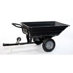 Remorque / brouette - basculante - 250 kg pour tracteur tondeuse quad