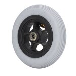 Remplacement de roue gonflable en caoutchouc de moyeu d'alliage d'aluminium silencieux de roue de fauteuil ...