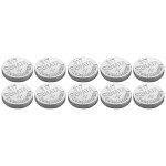 Renata lot de 10 piles bouton silver 317 / sr516 sw 0% mercure 1, 55v