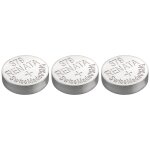 Renata lot de 3 piles bouton silver oxyde 379 / sr521 sw 0% mercure