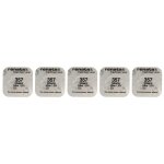Renata lot de 5 piles bouton silver oxyde 357 / sr44w 0% mercure