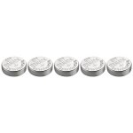 Renata lot de 5 piles bouton silver oxyde 377 / sr626 sw 0% mercure