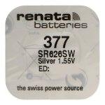 Renata pile bouton silver oxyde 377 / sr626 sw 0% mercure