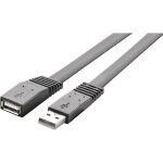 Renkforce usb 2. 0 cble rallonge [1x usb 2. 0 type a mle - 1x usb 2. 0 type a femelle] 1 m noir trs ...