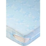 R�nove matelas - homerokk - 90x190 cm - maille jersey 100% polyester - lavable en machine