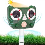 R�pulsif anti - chats d'ext�rieur, r�pulsif ultrasonique pour chats et chiens, rechargeable par �nergie ...