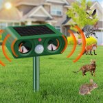 Repulsif chat exterieur solaire, rpulsif chat ultrason, repousse efficacement les chats, les oiseaux, ...