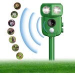 Rpulsif pour chats solaire, rpulsif chat ultrason exterieur, rpulsif ultrason anti rongeurs avec dtecteur ...