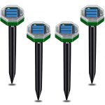 R�pulsif solaire pour rats, r�pulsif ultrasonique carr� pour serpents d'ext�rieur