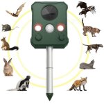 R�pulsif solaire ultrasonique pour animaux de compagnie, r�pulsif solaire pour taupes ip65