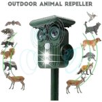 R�pulsif solaire ultrasonique pour cerfs - 5 modes r�glables - repousse les cerfs en 48 heures