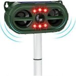 R�pulsif solaire ultrasonique pour rats, ecureuils, chiens et chats avec d�tecteur de mouvement