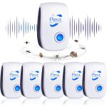 Rpulsif ultrason anti - rongeurs insectes, 6 pcs ultrason anti moustique ultrason souris et rats, intrieur ...