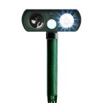 R�pulsif ultrasonique pour animaux, r�pulsif solaire d'ext�rieur pour chiens, chats, ecureuils, ratons ...