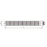 Resistance steatite 2200 w dia 47 lg 433 pour chauffe eau brandt - 98x0014
