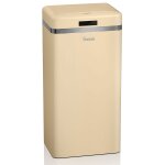 Retro poubelle  ouverture automatique avec capteur, mtal, 45 litres, vintage, , crme, swan, swka4500cneu ...