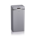 Retro poubelle  ouverture automatique avec capteur, mtal, 45 litres, vintage, , gris, swan, swka4500grn ...
