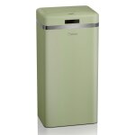 Retro poubelle  ouverture automatique avec capteur, mtal, 45 litres, vintage vert swan swka4500gn