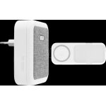 Rev sonnette funk orchestra avec touche link2home, blanc