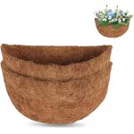 Revtement de rechange en fibre de coco pour jardinire murale - 35 cm