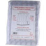Rideau balcon xtra - pvc blanc - 350x250 - accessoires pour colliers a pression Rideau balcon xtra - pvc blanc - 350x250 - accessoires pour colliers a pression