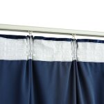 Rideaux occultants et crochet 2pcs velours bleu foncé 140x225cm Rideaux occultants et crochet 2pcs velours bleu foncé 140x225cm