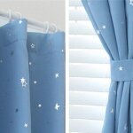 Rideaux occultants pour fentre de chambre a coucher, stores suspendus a ¿illets, dcoration de salon ...