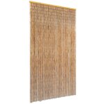 Rideau de porte contre insectes bambou 100 x 200 cm Rideau de porte contre insectes bambou 100 x 200 cm