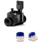 Riegopro electrovanne d'arrosage 100 - hv rain bird 1  9 v pour programmateurs  piles + 2 connecteurs ...