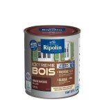 Ripolin peinture bois satin haute protection 10 ans qui protege et magnifie vos bois - rouge basque