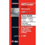 Rivet alu / acier t pl 4, 8x18 (50)