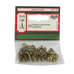 Rivet tubulaire - laiton - 3x9 mm