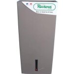 Riviera pot de fleurs carr� eva new en plastique - 28 x 28 x h 52 cm - 31 l - taupe