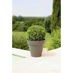 Riviera pot de fleurs soleilla - rond - Ø 60 x 53. 6 cm - gris paillet�