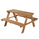 Table pique - nique pour enfants - roba - outdoor + - bois massif - 4 personnes - r�sistante aux intemp�ries ...