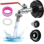 Robinet 1 / 2 pour cuve 1000l, compatible avec ibc, adaptateur avec raccord de tuyau en alliage et soupape ... Robinet 1 / 2 pour cuve 1000l, compatible avec ibc, adaptateur avec raccord de tuyau en alliage et soupape ...