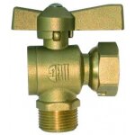 Robinet d arret avant / apres compteur equerre mf 3 / 4