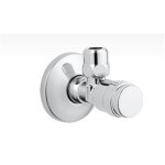 Robinet d'arret equerre 3 / 8 avec rosace grohe friedrich Robinet d'arret equerre 3 / 8 avec rosace grohe friedrich