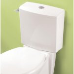 Robinet d'arrêt équerre rond 1 / 4 tour en laiton chromé pour chasse d'eau wc, chromé Robinet d'arrêt équerre rond 1 / 4 tour en laiton chromé pour chasse d'eau wc, chromé