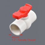 Robinet  bille en pvc gris, raccords d'irrigation de jardin, poisson d'aquarium, joli prcieux, type ...